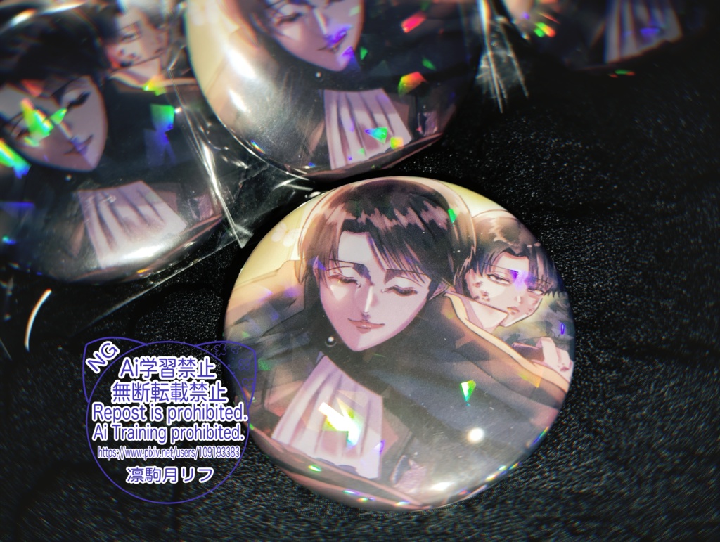 リヴァイ誕生祭缶バッジ