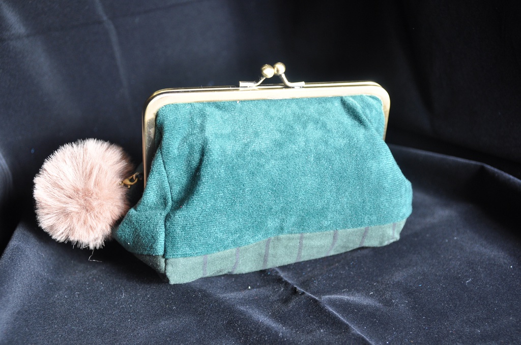 諸葛孔明イメージがま口ポーチ