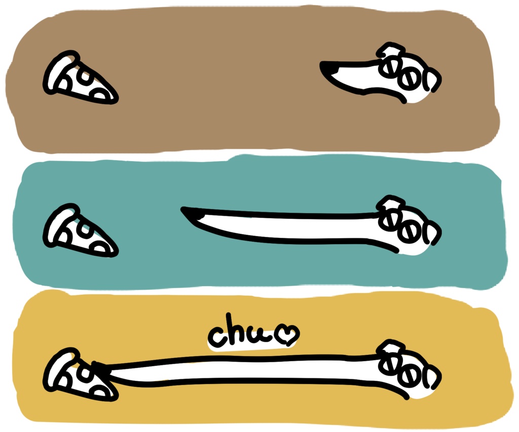 Borzoi ChuChu Pizza(Black)