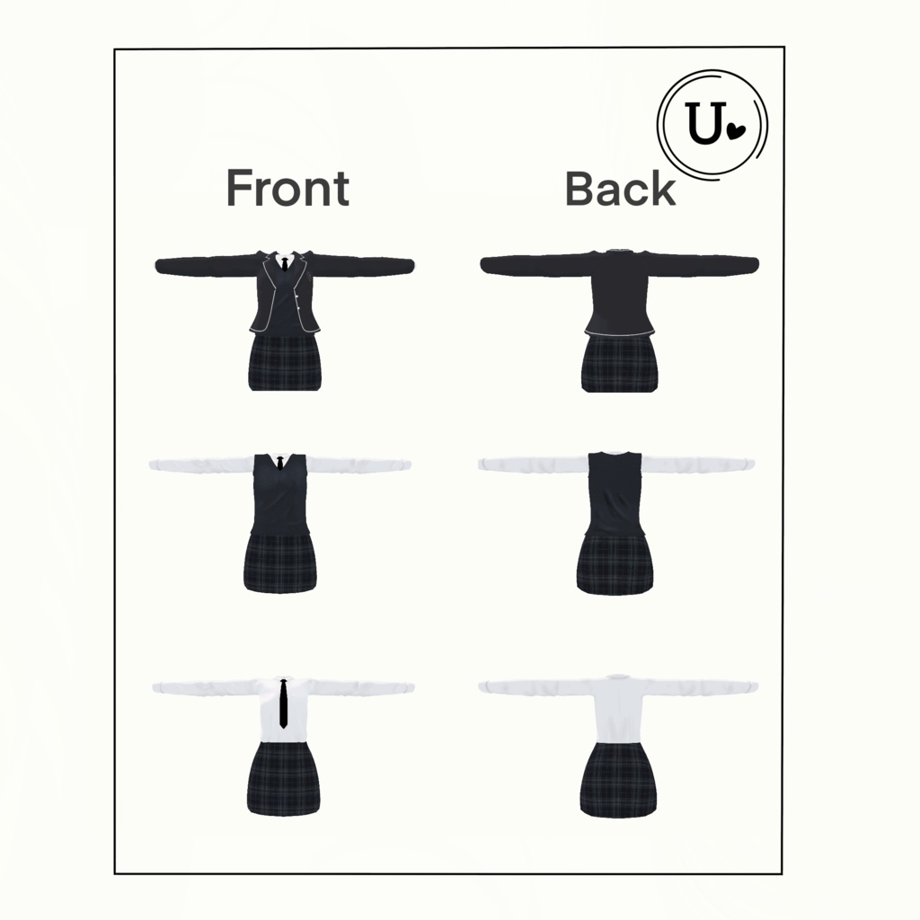 桔梗(Kikyo) - 制服 school uniform