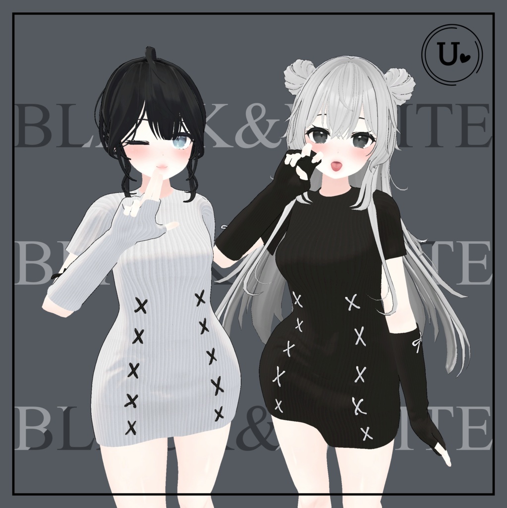 桔梗(Kikyo) - Ribbed_dress