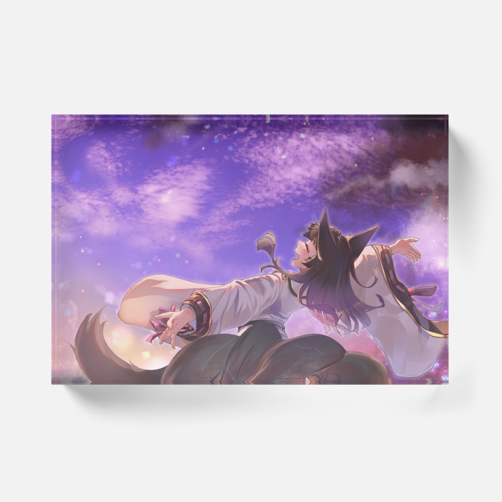 『薄明恋火』アクリルブロック