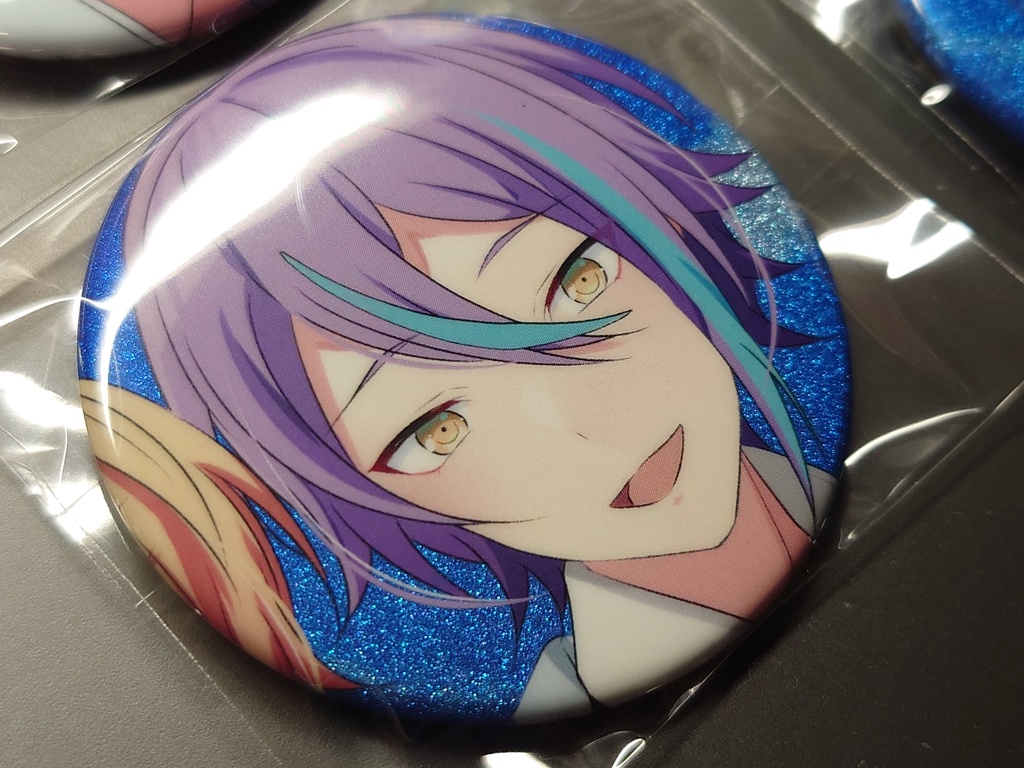 かみこーだんし グリッター缶バッジ