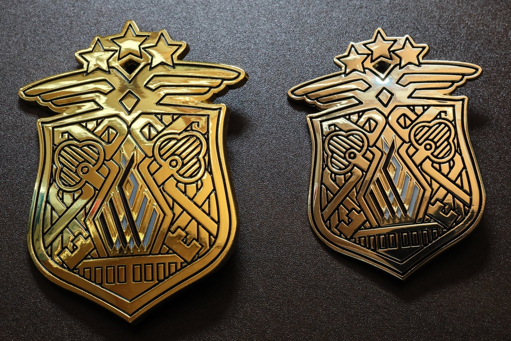 ヴァルキューレ警察バッジ Lサイズ