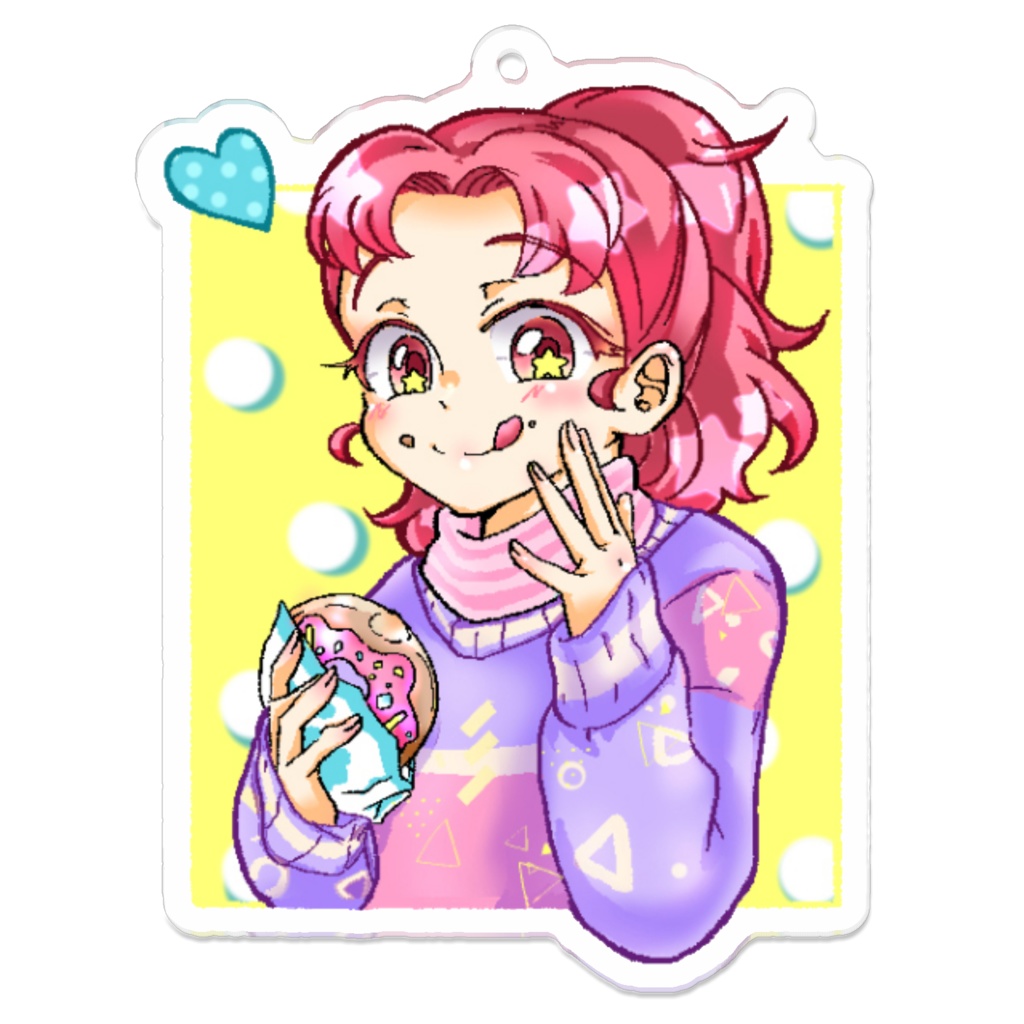 アクリルキーホルダー:黄