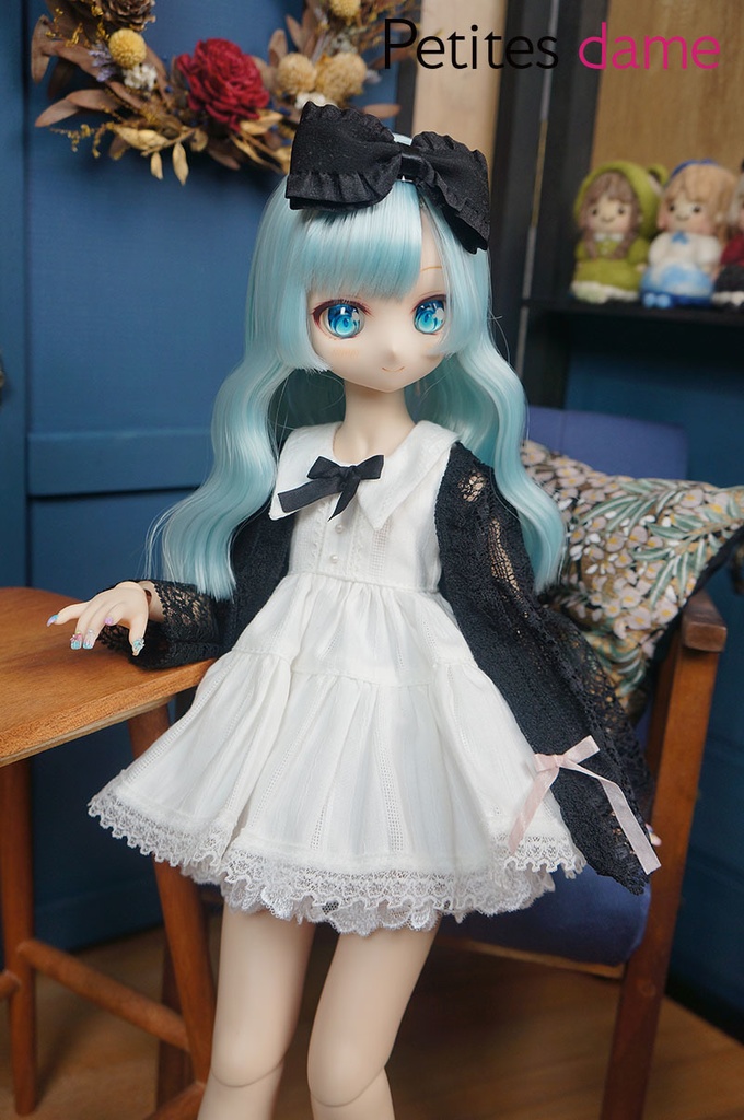 【Petites dame】MDD(S胸) お洋服セット◆黒と白のピアノ協奏曲◆