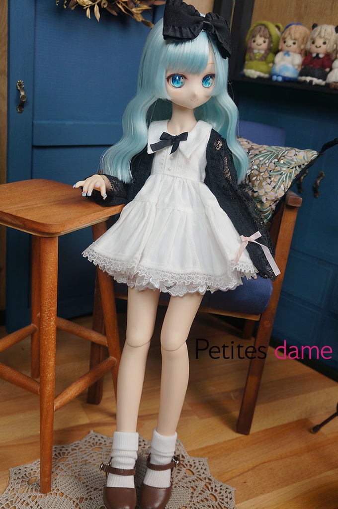 【Petites dame】MDD(S胸) お洋服セット◆黒と白のピアノ協奏曲◆