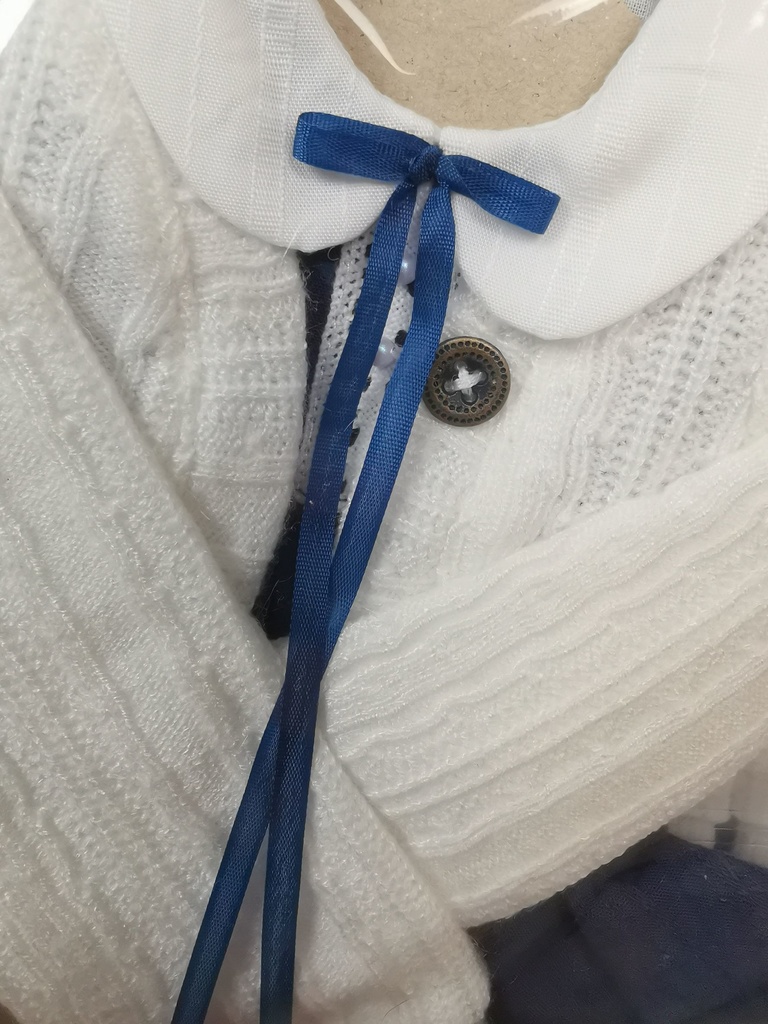 【Petites dame】MDD(S胸) お洋服セット◆暖冬散步◆紺色x白