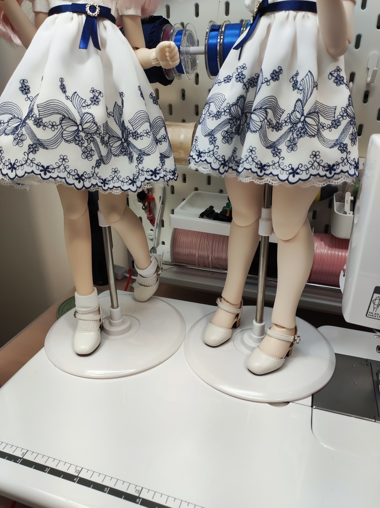 【Petites dame】MDD(S胸) お洋服セット◆深藍蝴蝶異材質◆