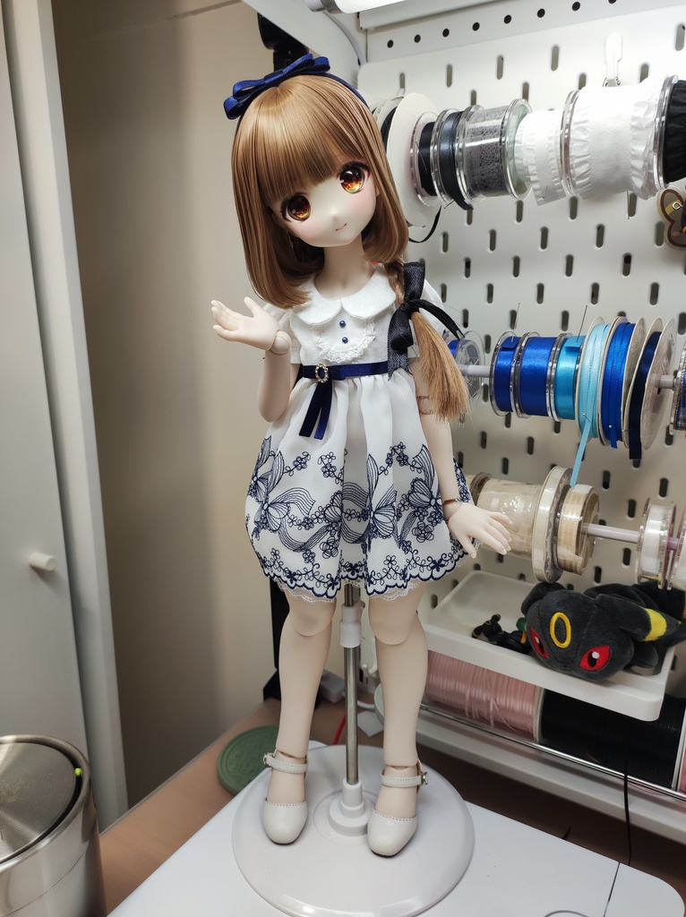 【Petites dame】MDD(S胸) お洋服セット◆深藍蝴蝶異材質◆