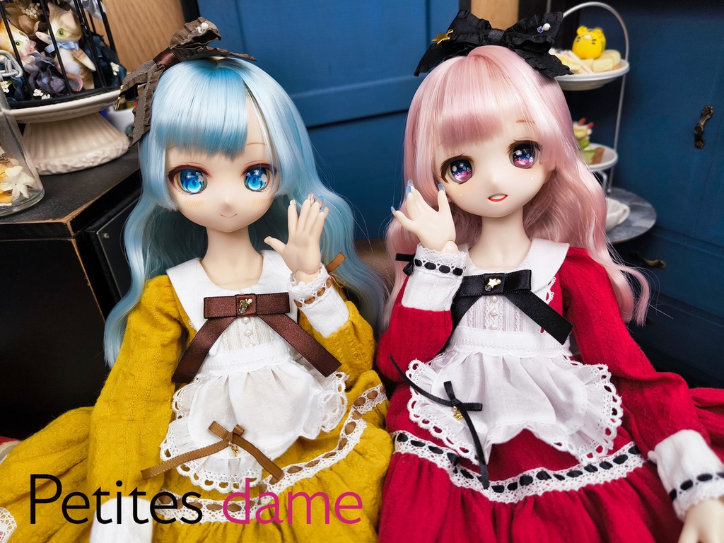 【Petites dame】 お洋服セット◆赤いポプリカと黃色ポプリカお洋服セット◆