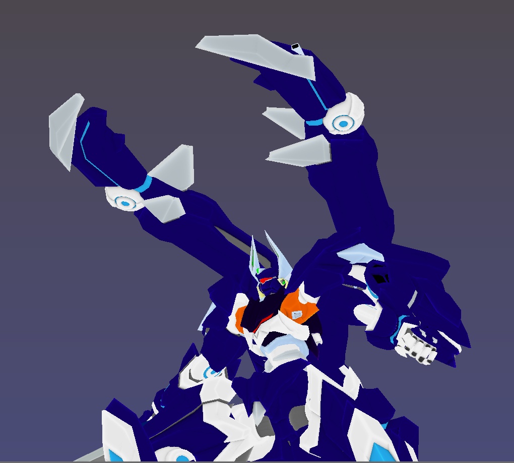 【VRChat想定オリジナルメカアバターモデル】BBX-6 ドゥルクス