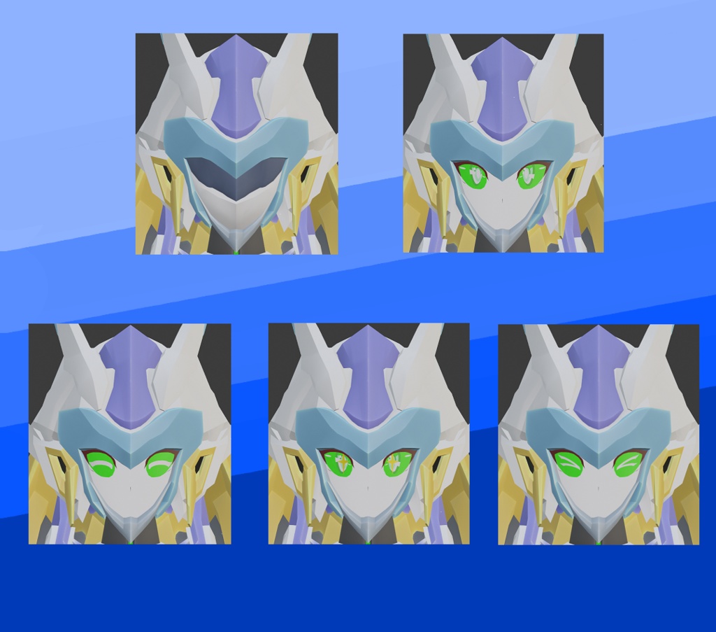 【VRChatアバター使用想定 オリジナル女性型ロボットモデル】 BCW-9 ザイロ