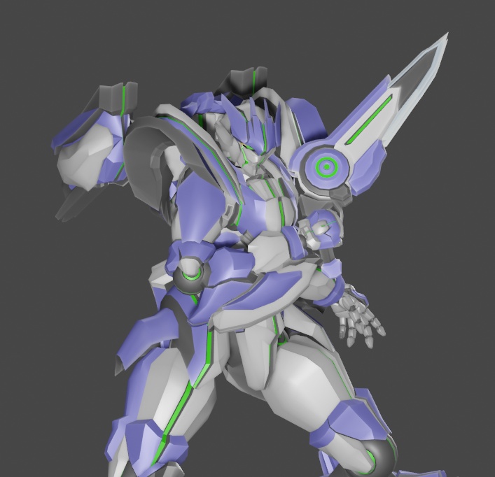 【VRChat想定メカアバターモデル】BCX-8 ユーパトルス