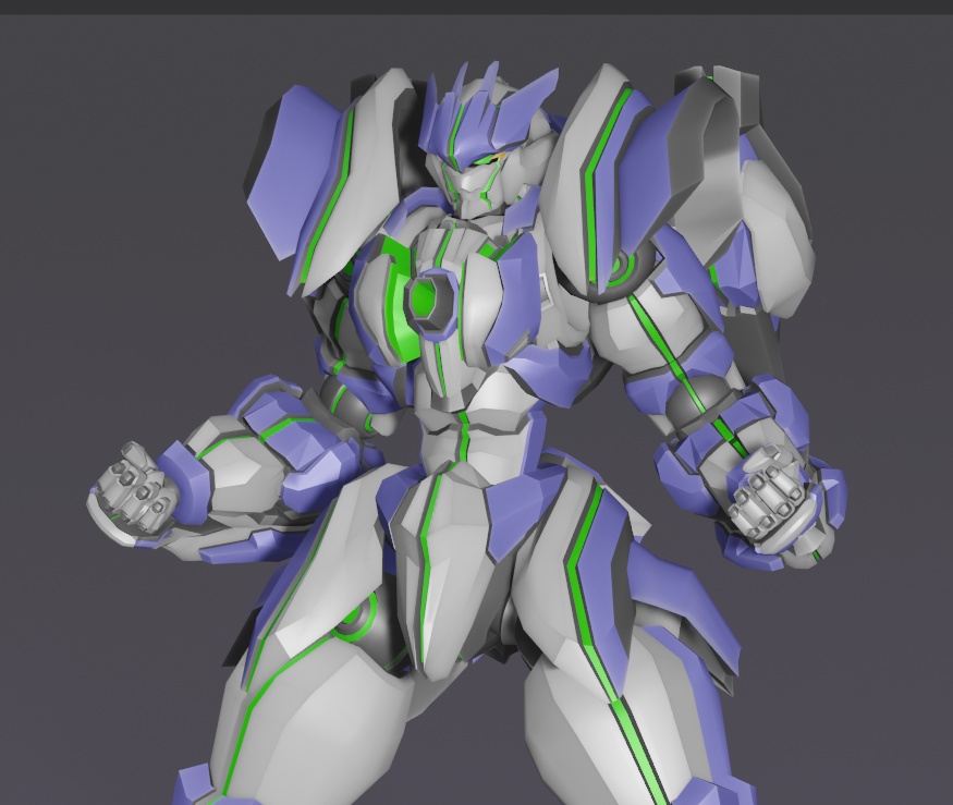 【VRChat想定メカアバターモデル】BCX-8 ユーパトルス
