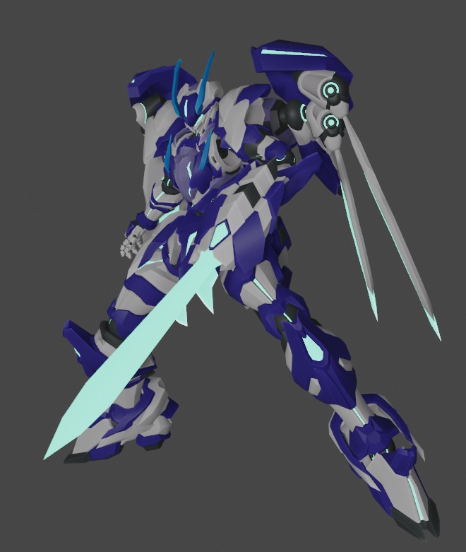 【VRChat想定メカアバターモデル】BCE-7 ヴェスピネア