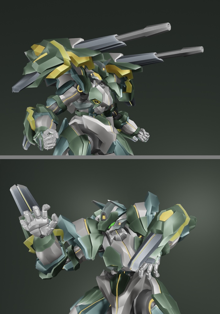 【VRChat想定メカアバターモデル】BCM-G-11 ベキウス