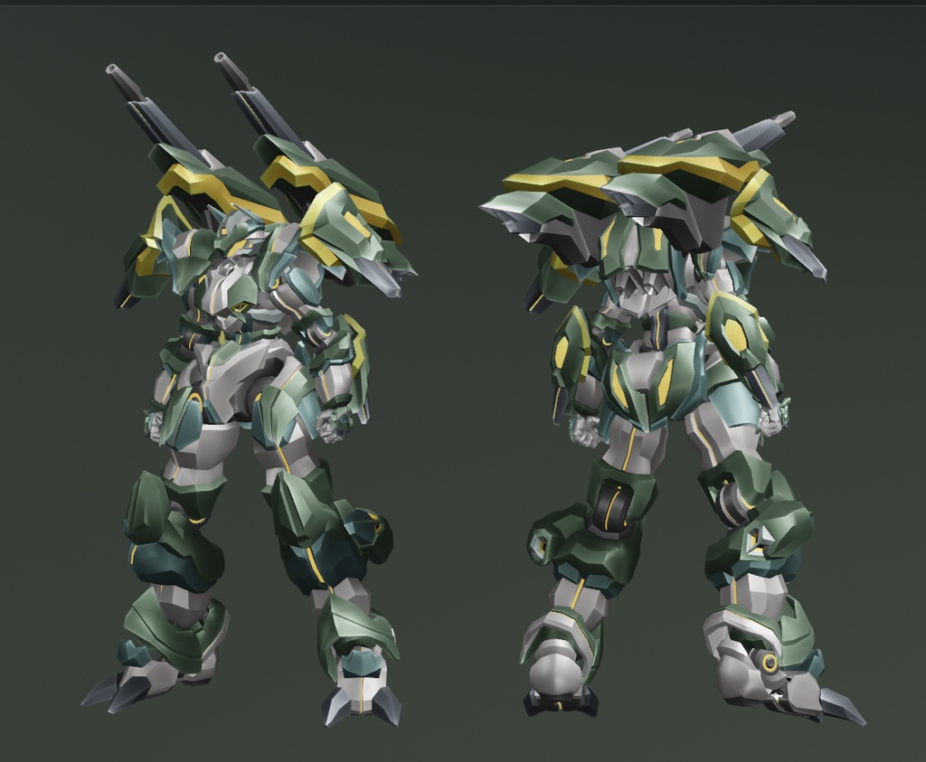 【VRChat想定メカアバターモデル】BCM-G-11 ベキウス