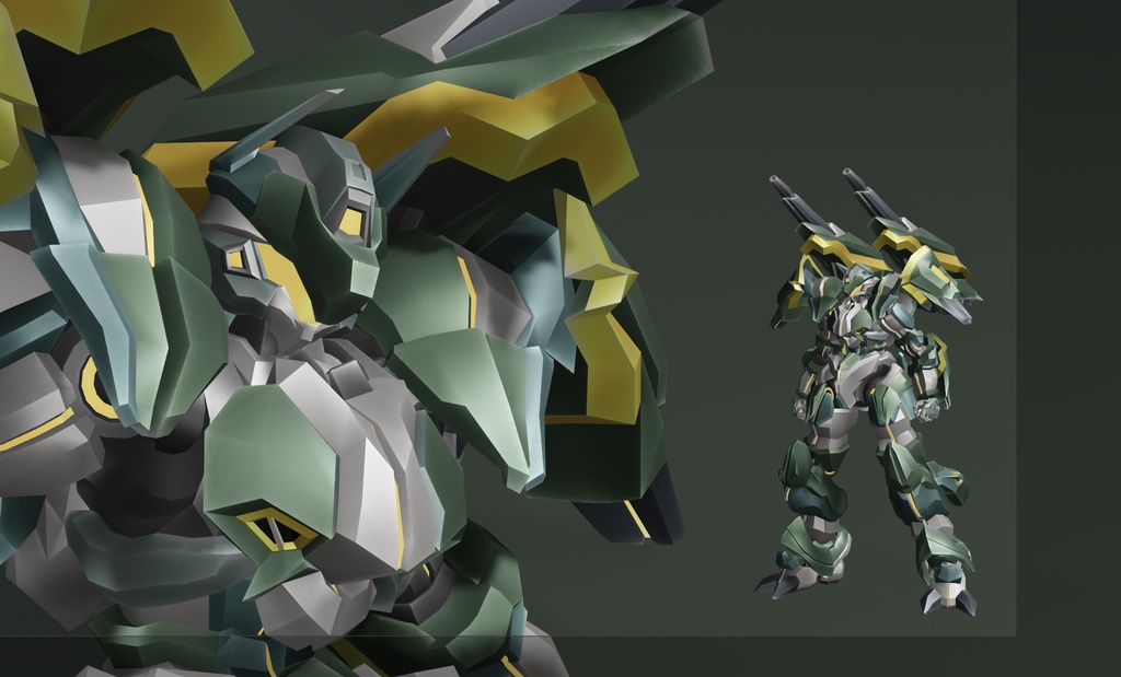 【VRChat想定メカアバターモデル】BCM-G-11 ベキウス