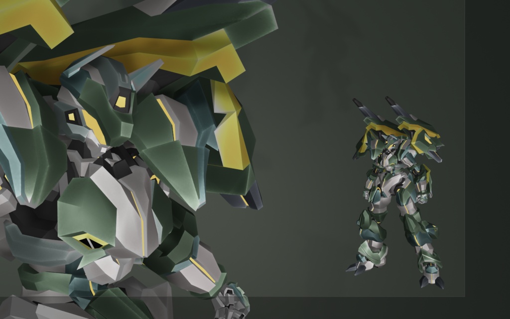 【VRChat Quest対応版モデル】BCM-G-11Q ベキウスQuest