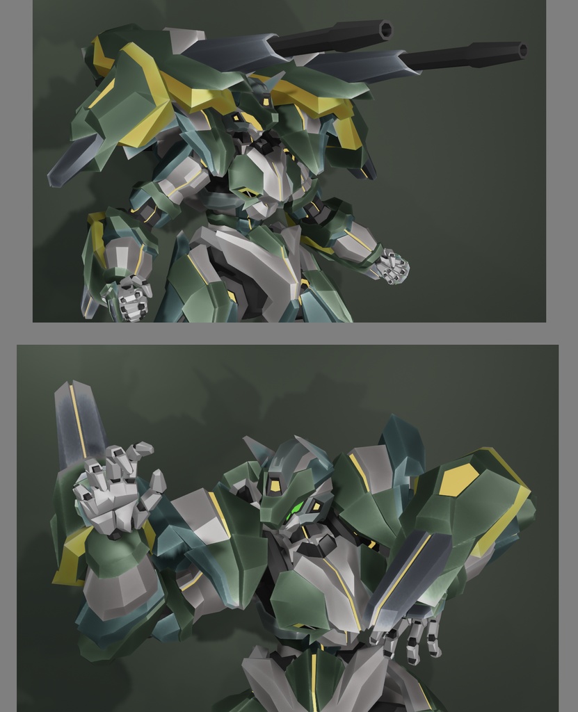 【VRChat Quest対応版モデル】BCM-G-11Q ベキウスQuest