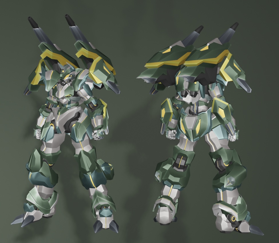 【VRChat Quest対応版モデル】BCM-G-11Q ベキウスQuest