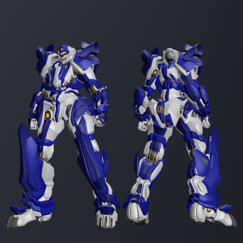 【VRChat想定オリジナルメカアバターモデル】Le-XX02A リィオニア
