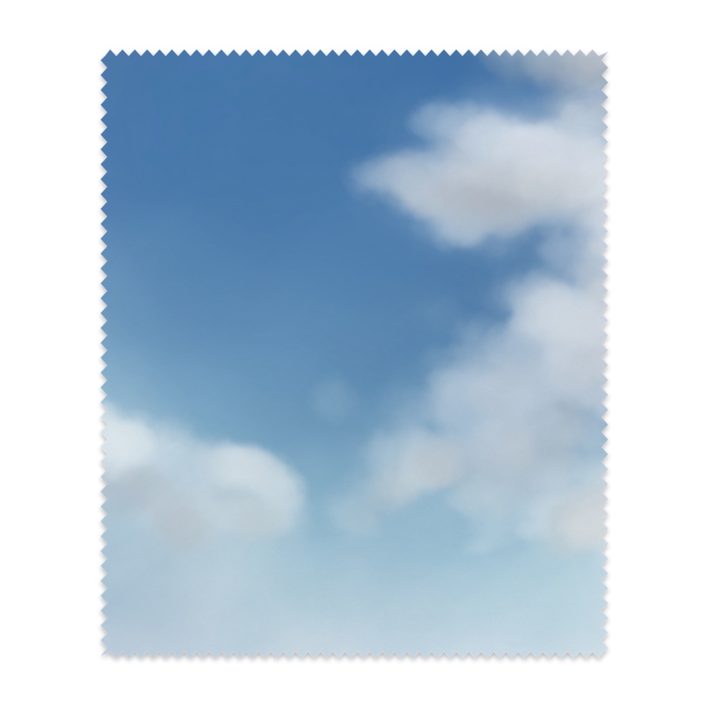 青空の眼鏡拭き