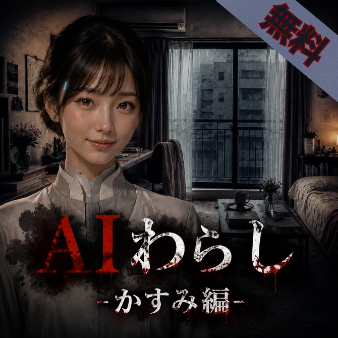 無料｜ティラノビルダー短編ホラーADV制作キット Vol.00『AIわらし かすみ編』