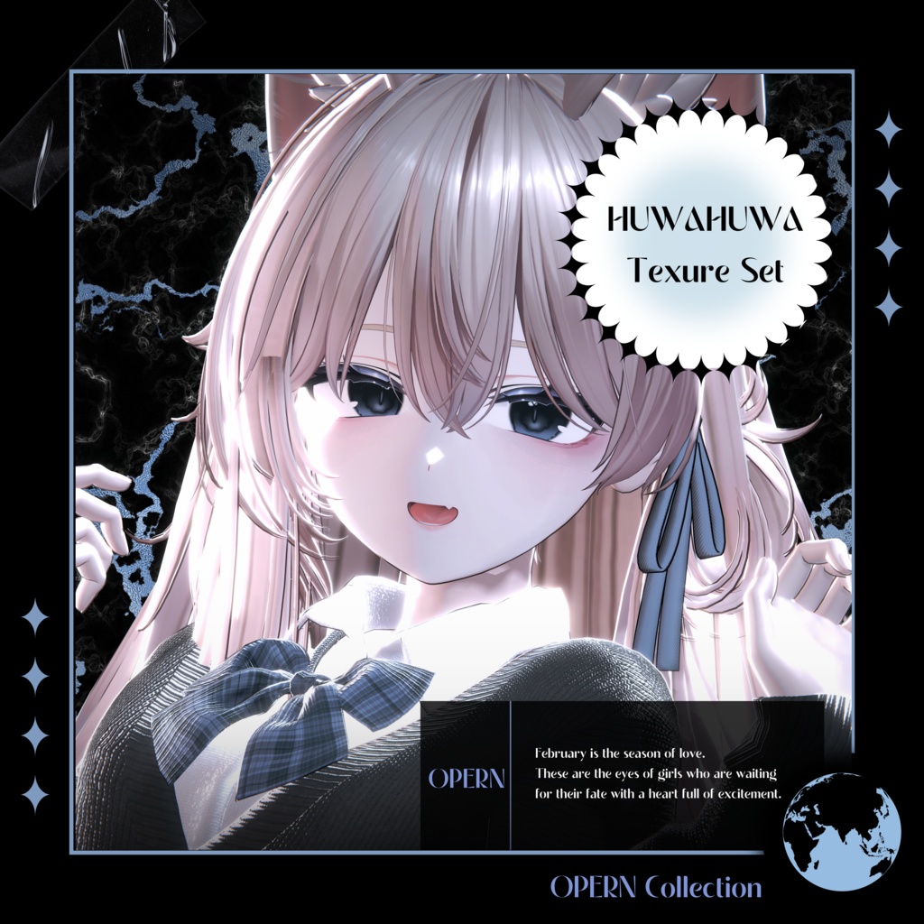 【マヌカ♥しなの対応】 ♥ HUWUAHUWA ♥ TEXTURE SET (MAKEUP,EYE)