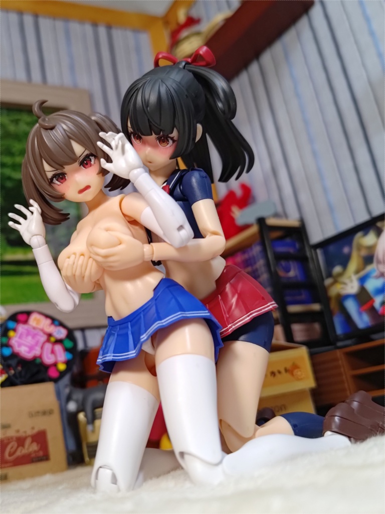 メガミデバイスのおっぱいをもみもみするパーツB2