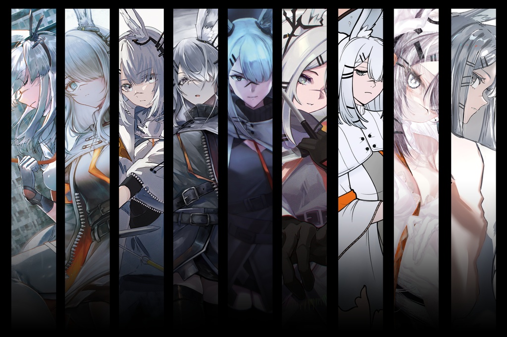 アークナイツ フロストノヴァ イラスト合同誌 Lapins de neige 2