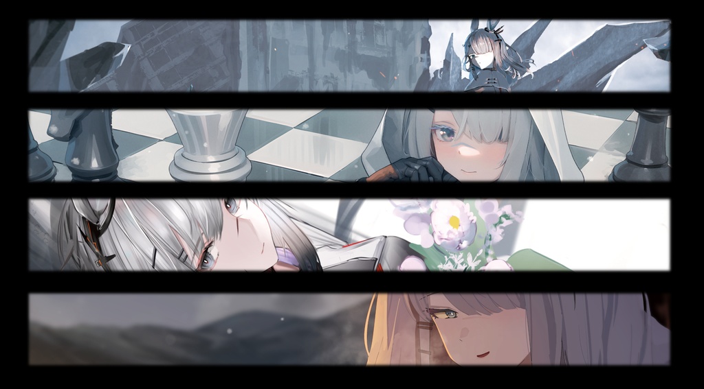 アークナイツ フロストノヴァ イラスト合同誌 Lapins de neige 2