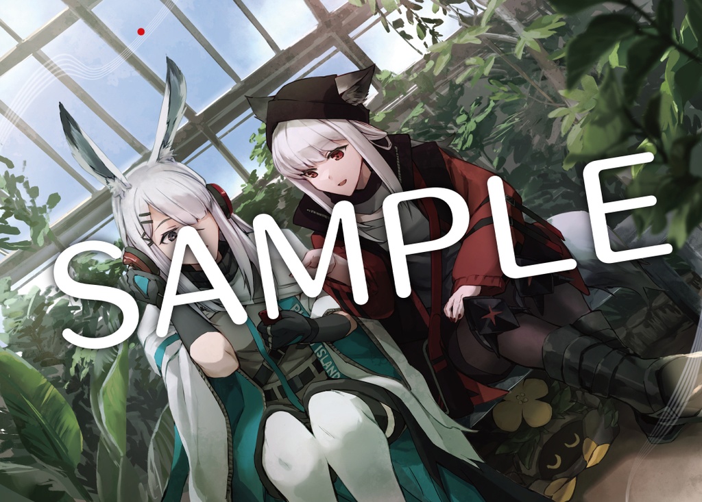 アークナイツ　フロストノヴァ　クリアファイル C104(絵:ebushi)