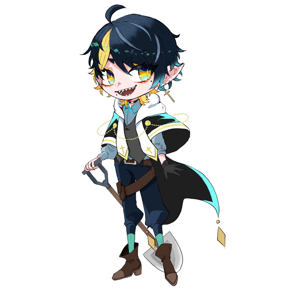 【夜守てよ】アクリルキーホルダー