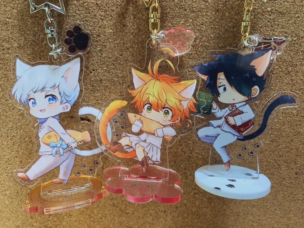 【約ネバ】飼猫エマ【アクリルキーホルダー】