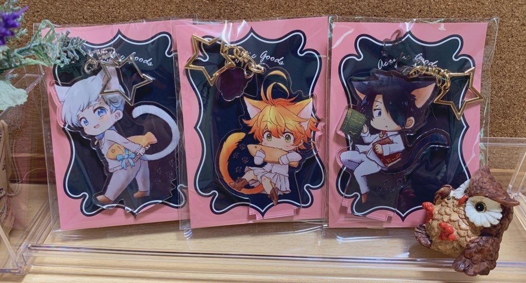 【約ネバ】飼猫エマ【アクリルキーホルダー】