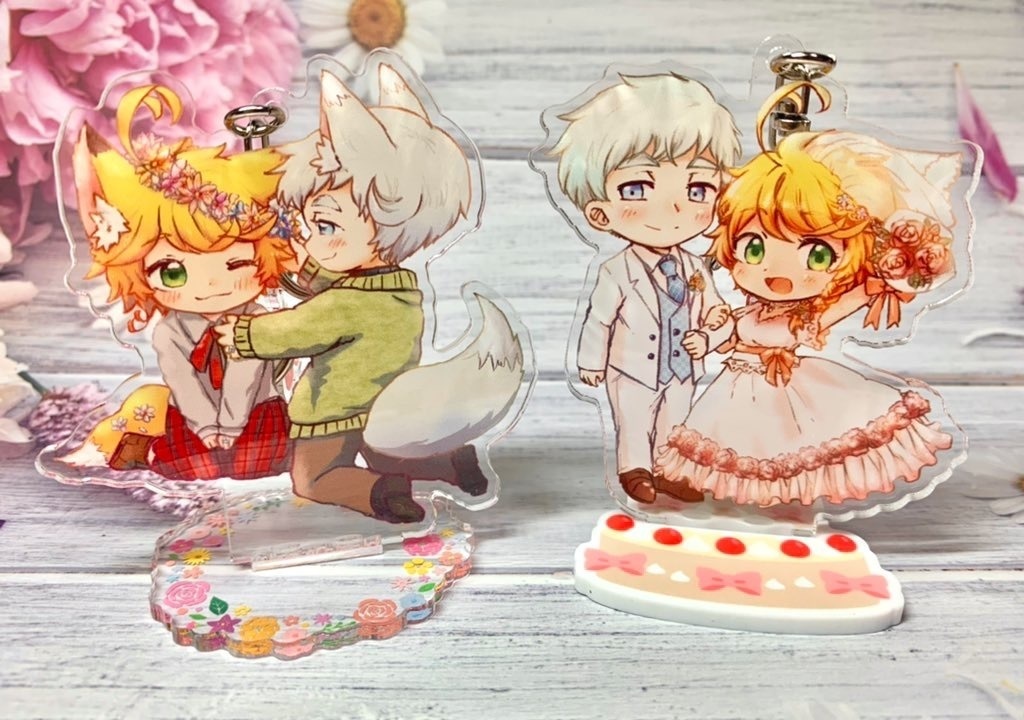 【少数販売】キツネノマエマ【アクリルキーホルダー】