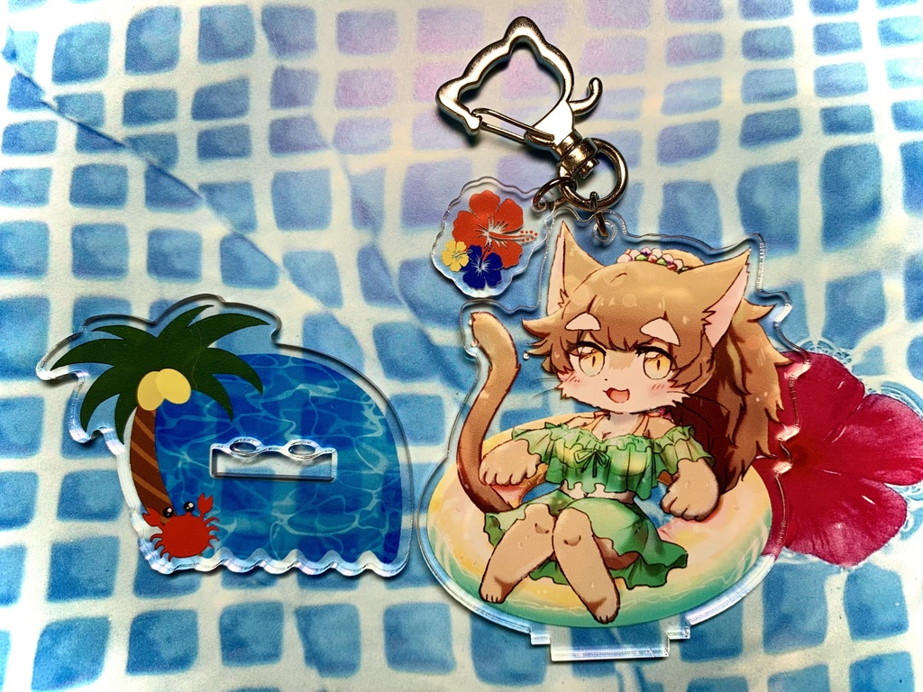 【キャトバス】夏の思い出!水着カチュア*アクリルキーホルダー