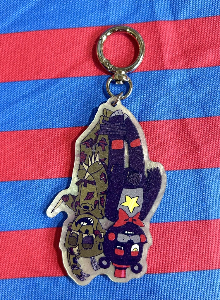 ACN スクラップトラップとレフティのアクリルキーホルダー