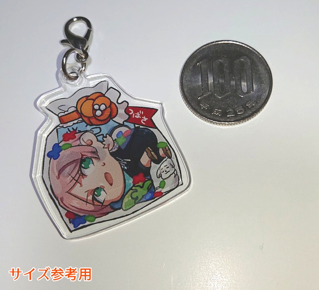 アクリルチャーム(全4種/各500円)