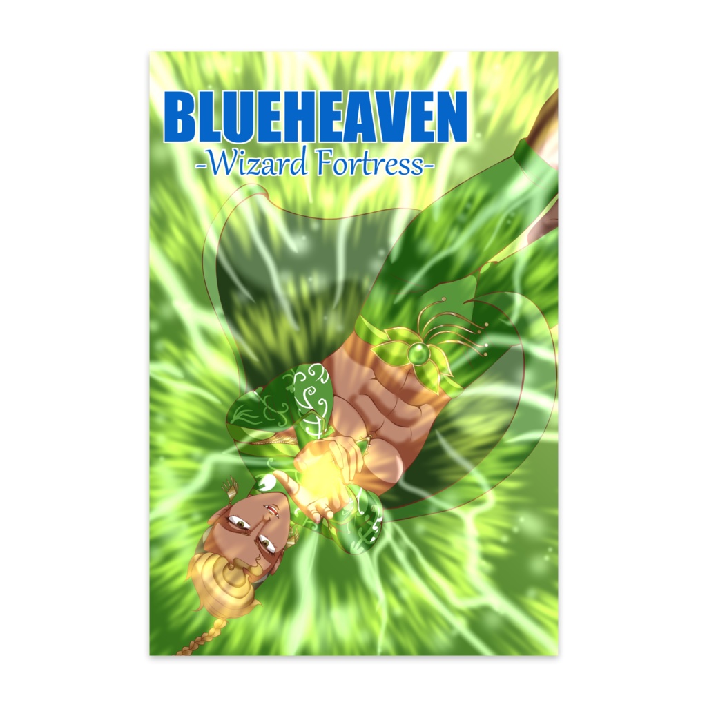 BLUEHEAVEN-WizardFortress- ポストカード 光輪の将・ジュピター