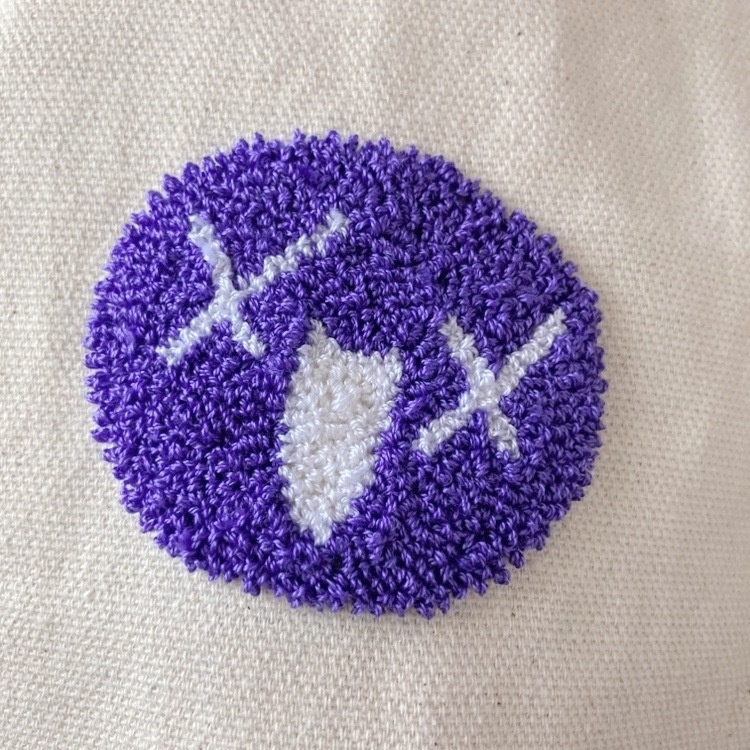 ろふまおロゴ刺繍 剣持刀也 メンバーカラー