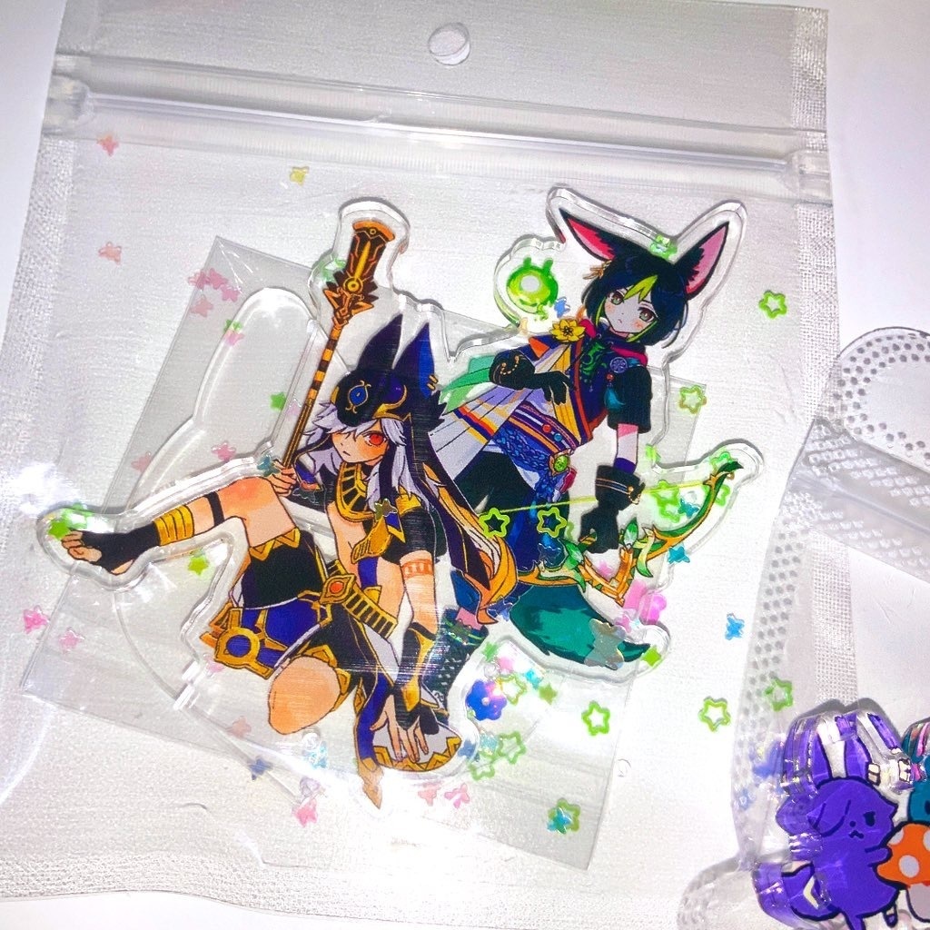 セノとティナリの合作アクスタ