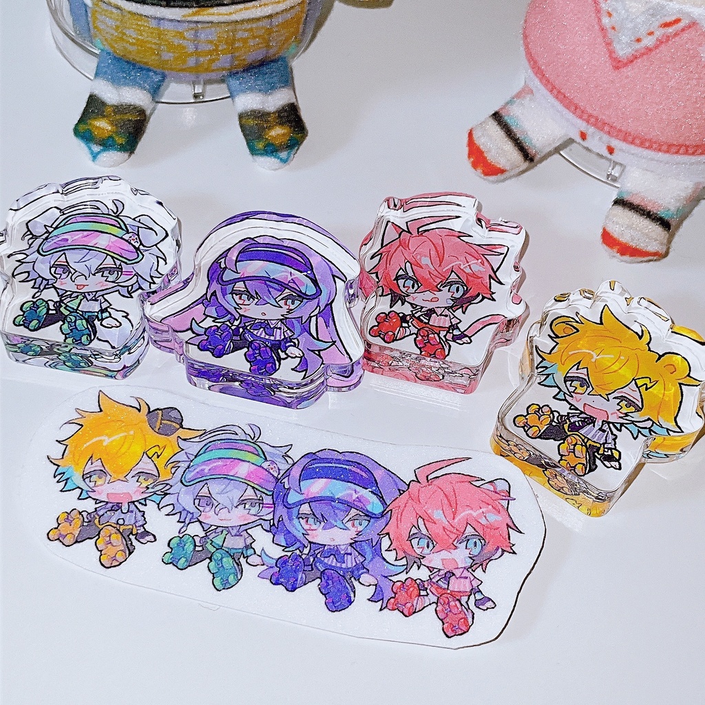 【5月中旬入荷予定】バイト組ミニアクリルブロック