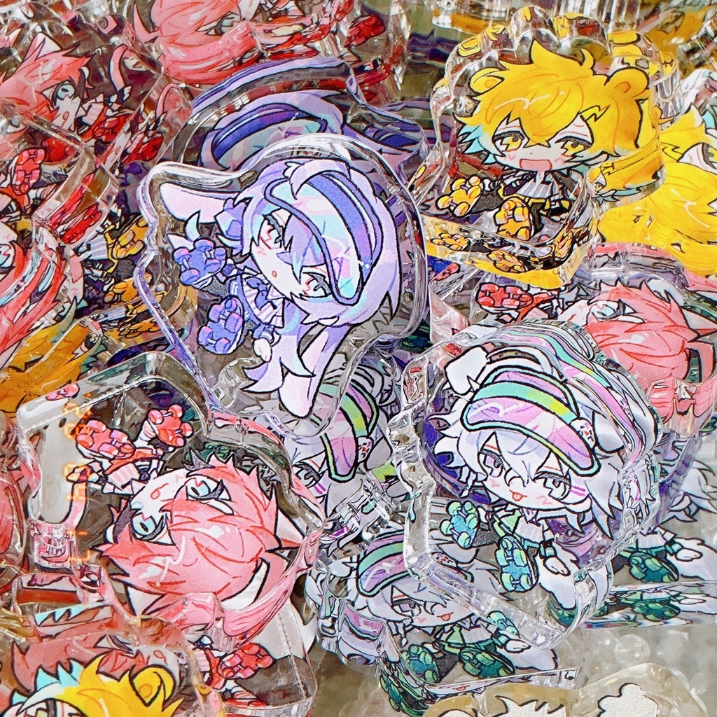 【5月中旬入荷予定】バイト組ミニアクリルブロック