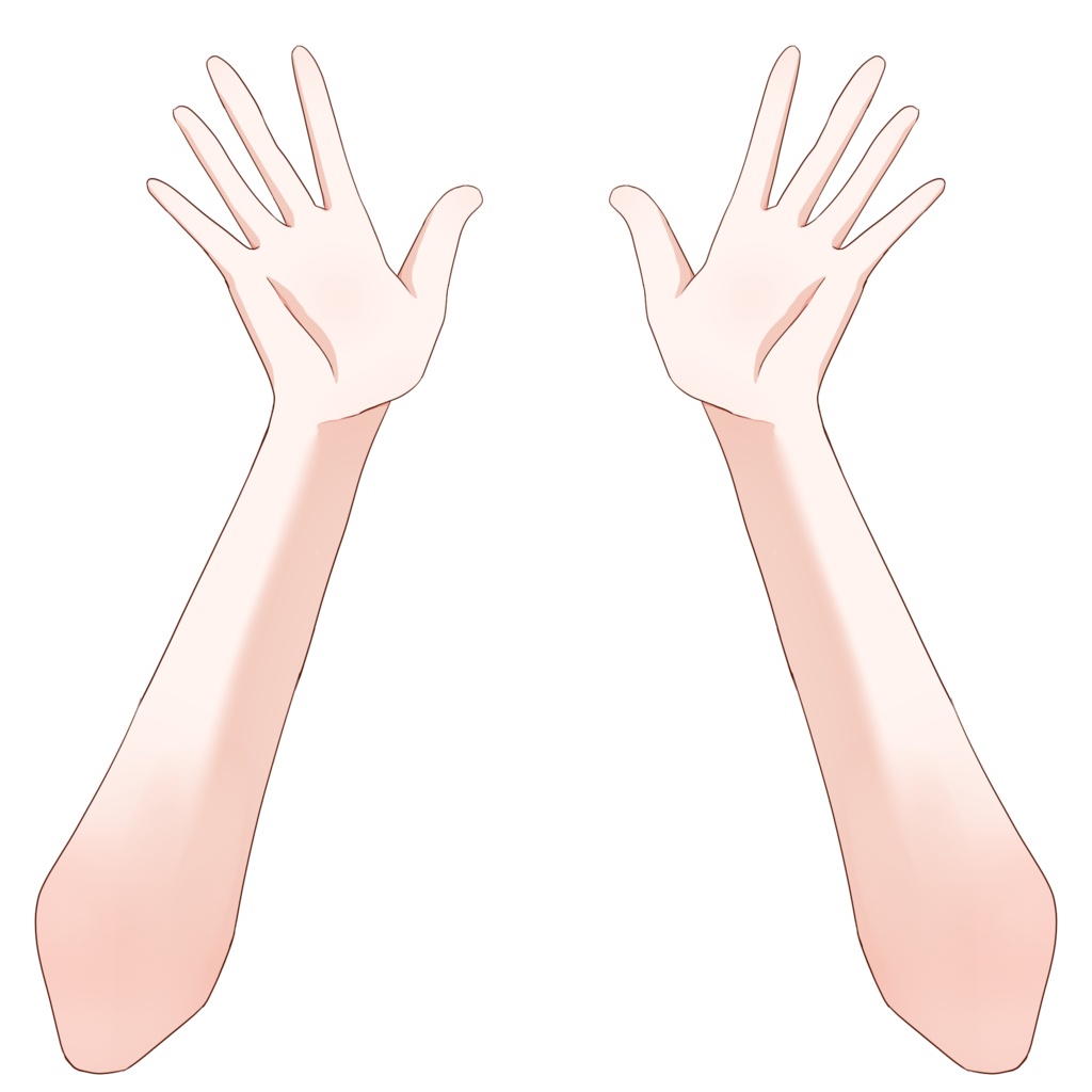 【Vtuber素材】高画質、商用利用権　手の素材①