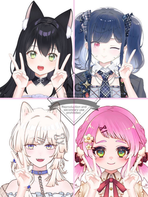【Vtuber素材】高画質、商用利用権　手の素材③