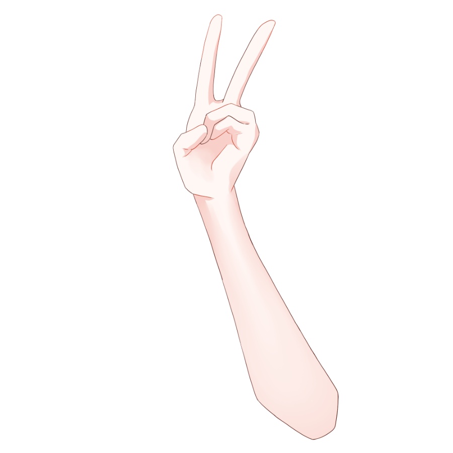 【Vtuber素材】高画質、商用利用権 手の素材③