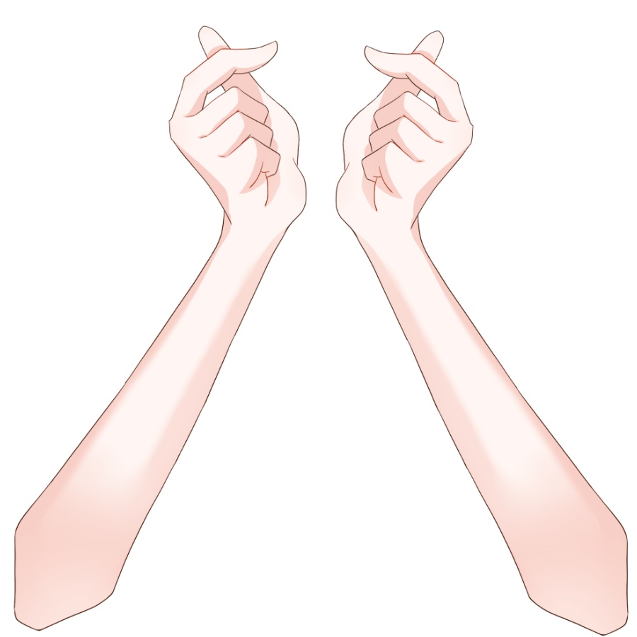 【Vtuber素材】高画質、商用利用権 手の素材④